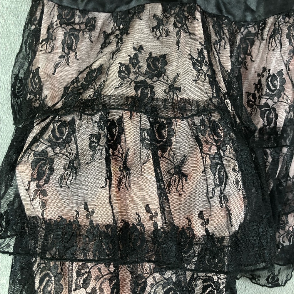 Fredericks of Hollywood Y2K Lingerie top/Dress babydoll lace fairy coquette - Picture 5 of 12